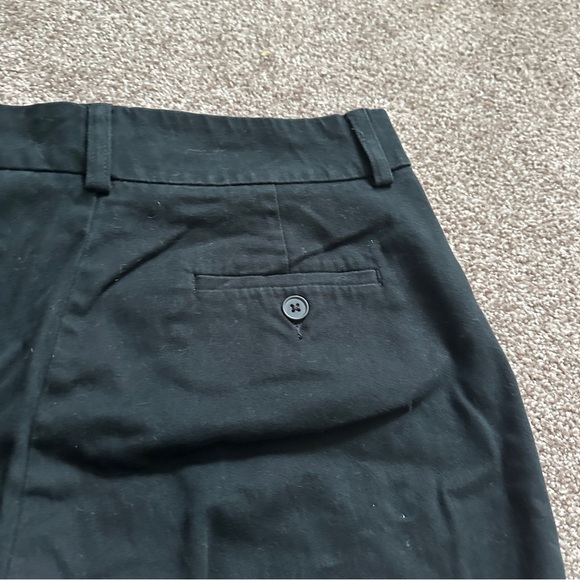 Vintage Y2K Lee Black Chino Mid Rise Straight Leg Pants Women’s Size 12 Petite - Picture 11 of 13